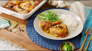 NoSugar Chicken Adobo  SweetLeaf Stevia [upl. by Doak]