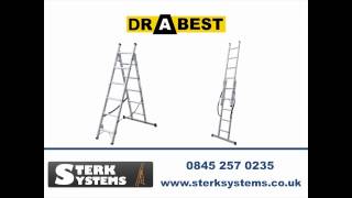 Drabest Three Way MultiPurpose Combination Ladder  3WAY [upl. by Sucramraj592]