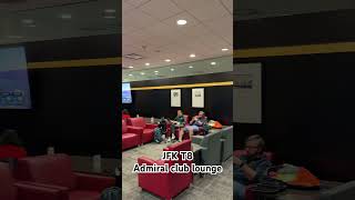 JFK T8 Admiral club lounge AA americanairlines [upl. by Atived]