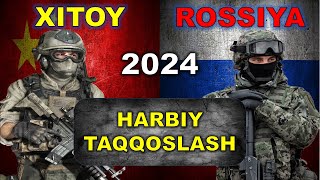 Rossiya va Xitoy harbiy taqqoslash 2024 [upl. by Nigel669]