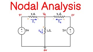 Nodal Analysis for Circuits Explained [upl. by Tega]