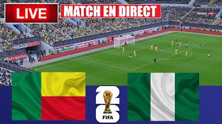 🔴En direct Bénin vs Nigéria  Africa Cup of Nations Qualification 202425  Match Stream eFootball [upl. by Odnama389]