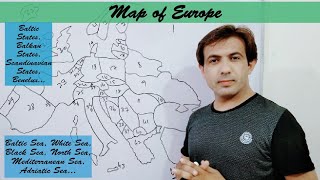 Political Map of Europe  Countries of Europe  World Map  Muhammad Akram [upl. by Leitnahs]