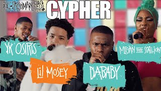 DaBaby Megan Thee Stallion YK Osiris and Lil Moseys 2019 XXL Freshman Cypher [upl. by Eberly249]