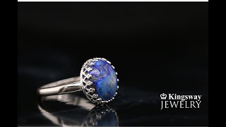 Lapis Lazuli Sterling Silver Ring  Handcrafted [upl. by Dry]