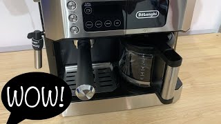 DeLonghi AllInOne Combination Coffee and Espresso Machine COM532M Unboxing Review [upl. by Ilwain]