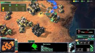 Starcraft 2 Terran Build Order One One One [upl. by Orhtej]