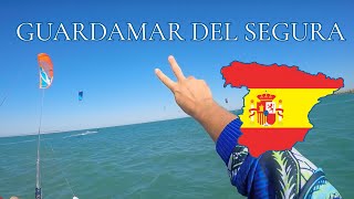 Kitesurfing in Guardamar Del Segura Spain with fOne Bandit 12m2 ☀ 🏄 [upl. by Lattimer]