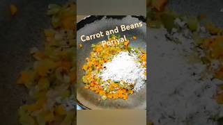 Carrot and Beans Poriyalcooking food foodie poriyal poriyalrecipe recipe reels vegan [upl. by Annoit]