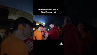 Tennessee fan steals Snarps hat football collegefootball [upl. by Kendricks760]