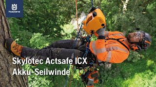 Seilwinde Skylotec Actsafe ICX powered by Husqvarna® [upl. by Dnomyaw]