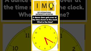 Math Olympiad Clock Question shorts mathshorts uljhan [upl. by Aciruam493]