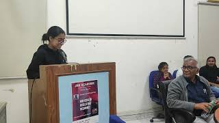 Vote Of Thanks  Nancy  JNU Academic [upl. by Sonia670]