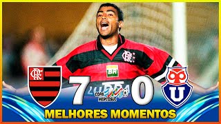 FLAMENGO 7 X 0 UNIVERSIDAD DE CHILE â— MELHORES MOMENTOS â— COPA MERCOSUL 1999 â— 6Âª RODADA [upl. by German]