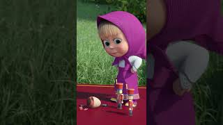 Tea time 🫖☕ Shorts mashaandthebear HumptyDumpty tadaboom cartoon [upl. by Soinski]