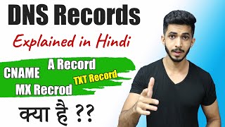 DNS Records Explained in Hindi 🔥  What is DNS amp DNS Record Types 🤔 [upl. by Melville328]