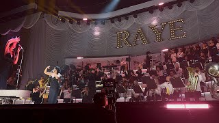 RAYE OSCAR WINNING TEARS LIVE FROM THE SOLD OUT 02 SHOW FRONT ROW [upl. by Alyse]