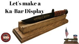 Awesome KaBar Knife Display [upl. by Ianej]