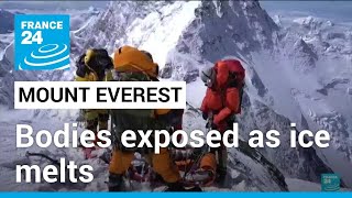 As ice melts Everests death zone gives up its ghosts • FRANCE 24 English [upl. by Lleuqram]