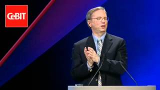 CeBIT 2012 Opening  Eric Schmidt Executive chairman of Google english [upl. by Auhsuoj]