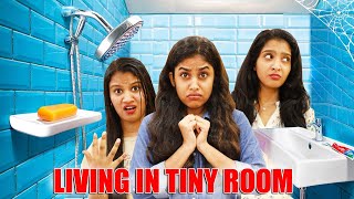 LIVING IN TINY ROOM FOR 24 HOURS CHALLENGE 🥵  ഇത്രയും ചെറിയ റൂമിൽ ഒരു ദിവസം 😱  PULLOTHI [upl. by Elvie]