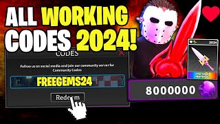 NEW ALL WORKING CODES FOR SURVIVE THE KILLER IN 2024 ROBLOX SURVIVE THE KILLER CODES [upl. by Esylle]