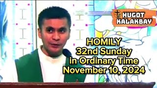 32nd Sunday in Ordinary Time Homily [upl. by Caryn]