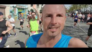 Erster Marathon in Hamburg mit LiveBildern von der Strecke und mit Zieleinlauf [upl. by Volkan]