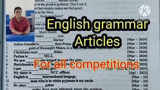 what are articles  where to use articles  where to use definite article  use indefinite articles [upl. by Puklich151]