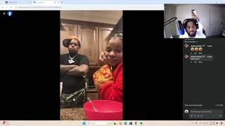 Finesse 2Tymes Polygamy Relationship Problems Live REACTION VIDEO [upl. by Haswell]