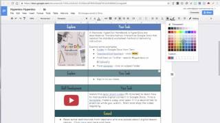 Hyperdoc Color Customization [upl. by Idihsar426]