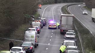 A27 cloed between Chichester and Emsworth [upl. by Ilarin]