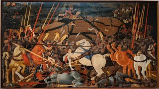 Paolo Uccello La battaglia di San Romano analisi opera spiegazione quadro Paolo Uccello documentario [upl. by Nnylakcaj]