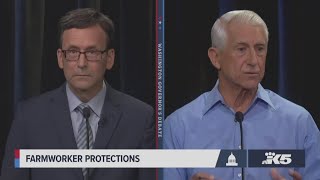 Dave Reichert speaks on immigrationlabor in Washington State Governor Debate [upl. by Akinert578]