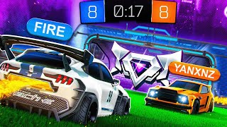 BUSQUEI O SUPERSONIC LEGEND CONTRA PRO PLAYERS NO ROCKET LEAGUE caí contra o yanxnz [upl. by Sal]