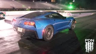 C7 Corvettes  Drag Racing [upl. by Ahsimrac]