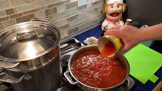 Pizzaiolo Sauce for pasta or poached eggs in AllClad LTD with RealtorChef Giovanni [upl. by Moore]