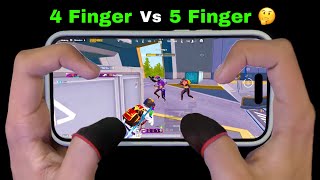 Best HANDCAM 4 Finger Vs 5 Finger 🔥 which is The best Pubg MOBİLE [upl. by Terti]