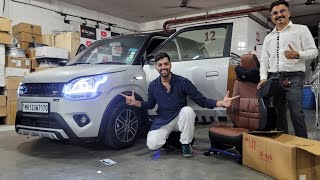 BEST MODIFIED WAGONR 2023 ROVER EDITION WITH MARUTI GENUINE ARMREST [upl. by Ahseen]