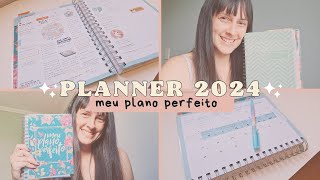 planner 2024  meu plano perfeito  planner agenda calendário mensal e semanal [upl. by Etteinotna]