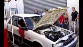 R31 Skyline 2JZGTE dyno 476rwhp [upl. by Aihsatal282]