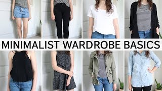 10 MINIMALIST WARDROBE BASICS  versatile amp minimal clothing essentials [upl. by Vaughan130]