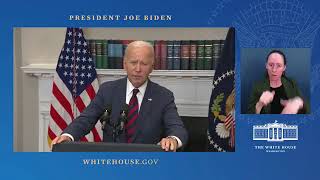 USA  President Biden delivers remarks on Hurricane Milton 101024 [upl. by Mauldon542]