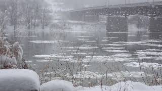 Owego New York  A Cold Winters Day [upl. by Ecirtaed]