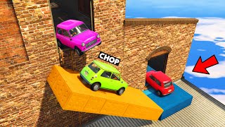 GTA 5 CHOP AND FROSTY FOUND SECRET PARKOUR CHALLENGE [upl. by Owen]