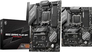 MSI B650 GAMING PLUS WIFI Gaming Motherboard [upl. by Parent531]