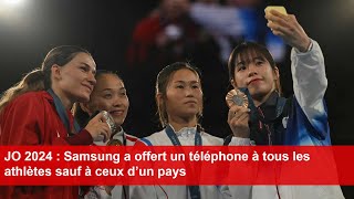 JO 2024  Samsung a offert un téléphone à tous les athlètes sauf à ceux d’un pays [upl. by Papert]