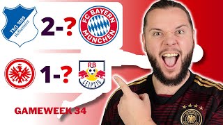 Bundesliga Gameweek 34 Predictions amp Betting Tips [upl. by Schriever433]