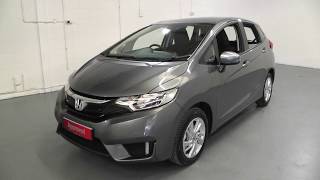 Honda JAZZ 13 SE finished in Shining Grey video walkaround [upl. by Anaibaf]