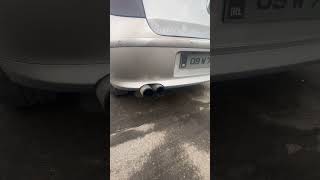 118d E87 full downpipe cold start [upl. by Carlin973]